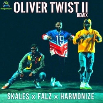 Skales - Oliver Twist Remix ft Falz, Harmonize
